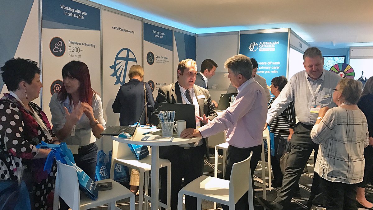 It's great to talk with our partners from the Australian Catholic Principals' Association about the great work they're doing promoting Catholic education! <a href="/ACPPA_EO/">ACPPA Australia</a> #acspconf2019