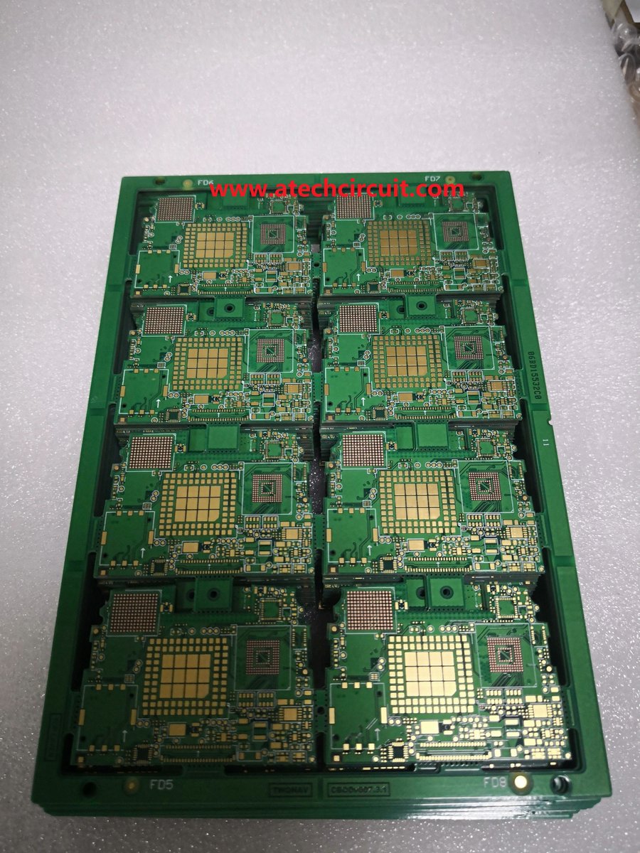 atechcircuit's tweet image. 6L HDI(1+4+1)  FR4(Tg150)  1.0mm  
immersion gold+OSP （BGA）
Impedance control
Blind vias copper plated filled
Buried vias resin filled
#FR4_PCB #HDI_PCB  #Multilayer_PCB  #PCB_manufacturer
atechcircuit.com