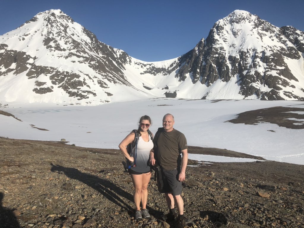 After a challenging day of work. Nothing is better than a 9 mile hike with your daughter and her friends to Tabbit Lake.