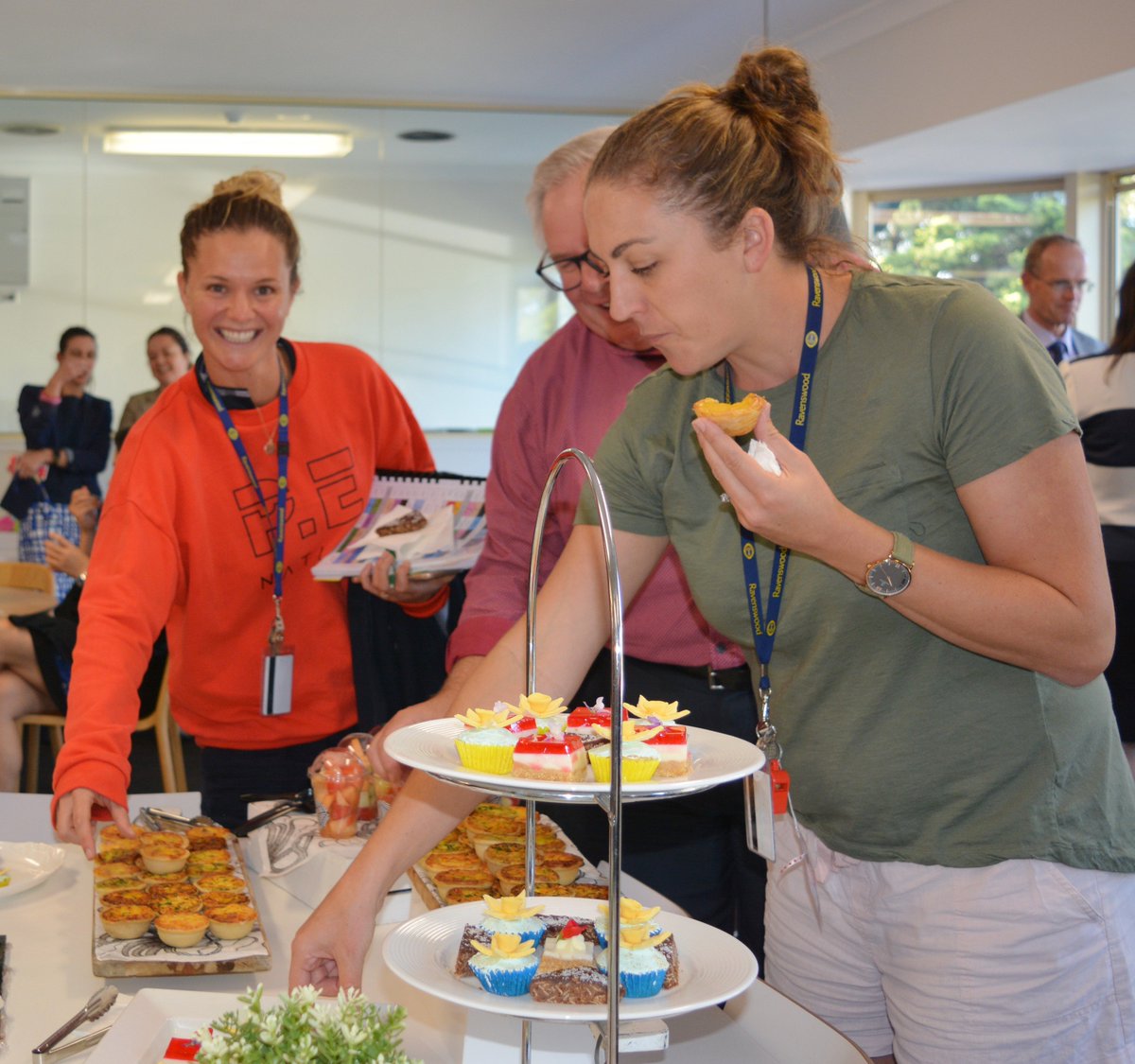 Ravenswood_News's tweet photo. Ravenswood's #BiggestMorningTea for staff had all the trimmings, thanks to the hard work and generosity of our Hospitality students #learningtogive #dogood #socialjustice @CancerCouncilOz https://t.co/FMa9x5Z2gA