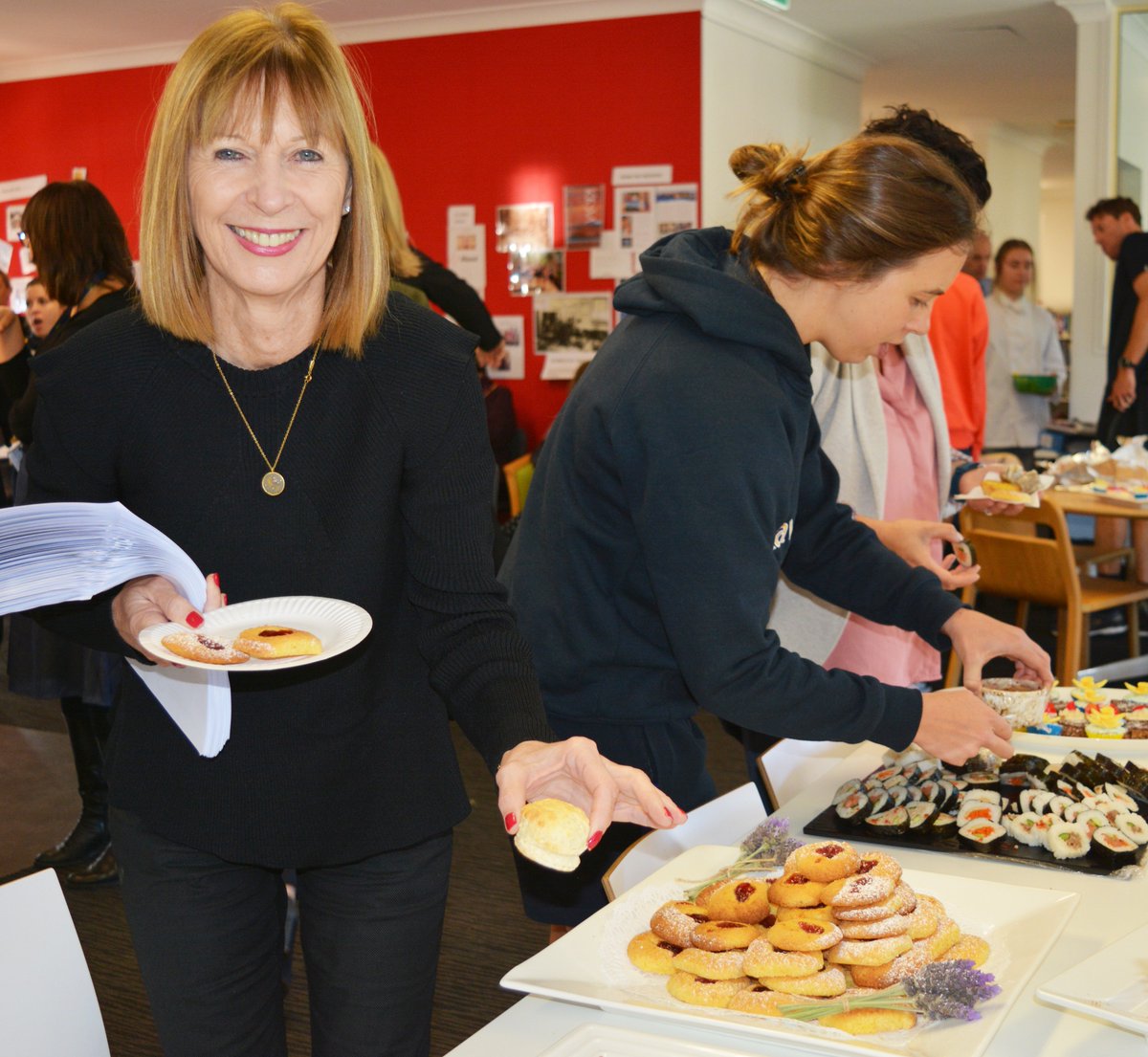 Ravenswood_News's tweet photo. Ravenswood's #BiggestMorningTea for staff had all the trimmings, thanks to the hard work and generosity of our Hospitality students #learningtogive #dogood #socialjustice @CancerCouncilOz https://t.co/FMa9x5Z2gA