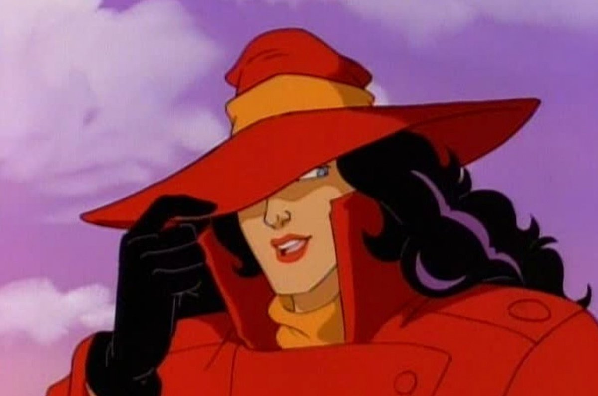 DevilMayCarter's tweet photo. Wow...guess I'll chime in, though "Gargoyles" Elisa Maza came real close.  #1stCartoonCrush #CarmenSandiego #WITWICS https://t.co/hWqcfibIVW
