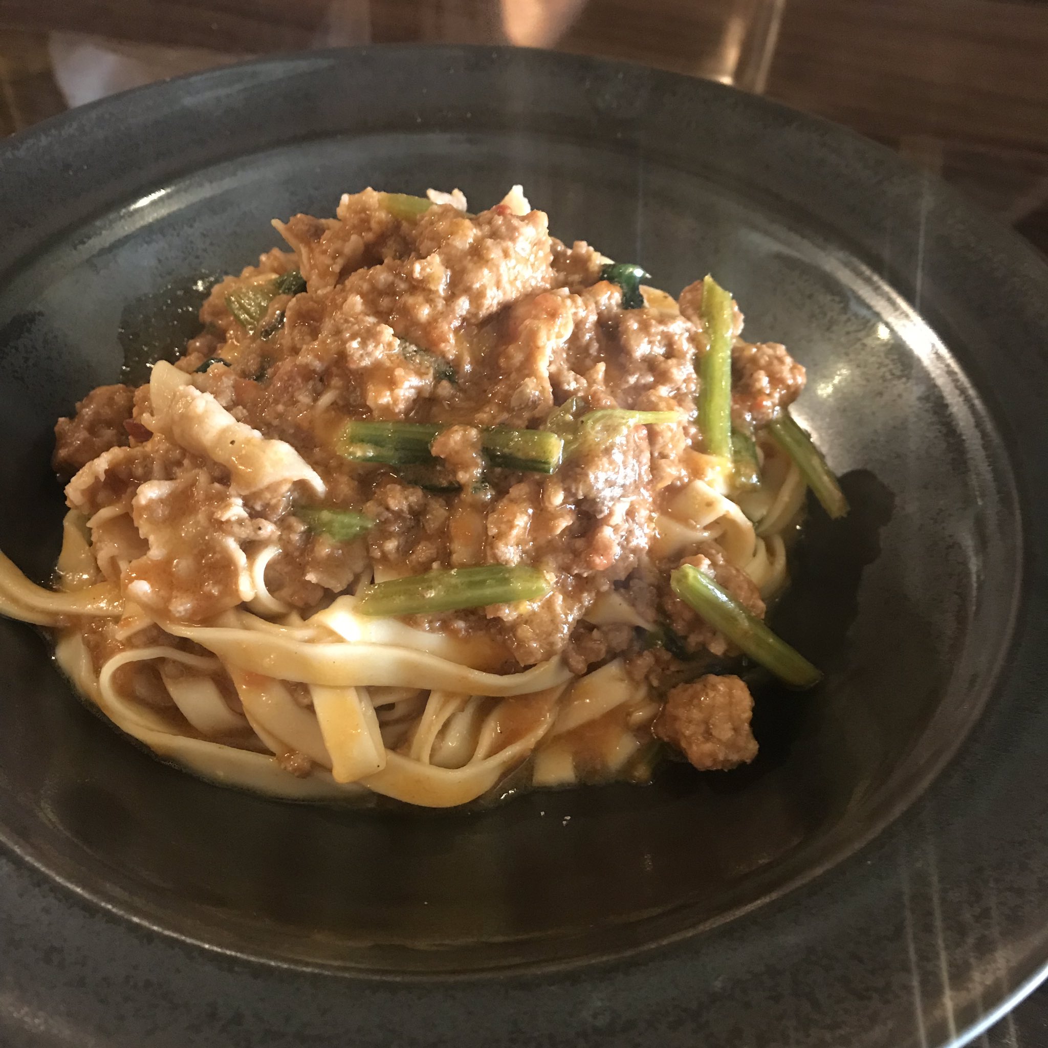 和菜伊食 Oh No Buono 今日のまかない ラグーソース With ローカーボ 奥渋谷 奥渋 渋谷 イタリアン レストラン グルメ 美味しい店 おいしい店 隠れ家 カウンター 和風イタリアン パスタ ロカボ ランチ パスタランチ T Co