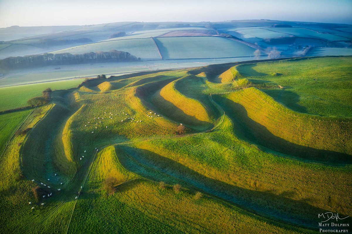 Durotrigesdig's tweet photo. The most famous bit of the most famous #hillfort for #HillfortsWednesday: the East Gate of #MaidenCastle where #MortimerWheeler claimed to have found a War Cemetery of the #Durotriges. Photo @Matt_Dolphin from the citizen science project #Airchaeology See:
https://t.co/dVSq1jBsJQ https://t.co/bktt8FzSKF
