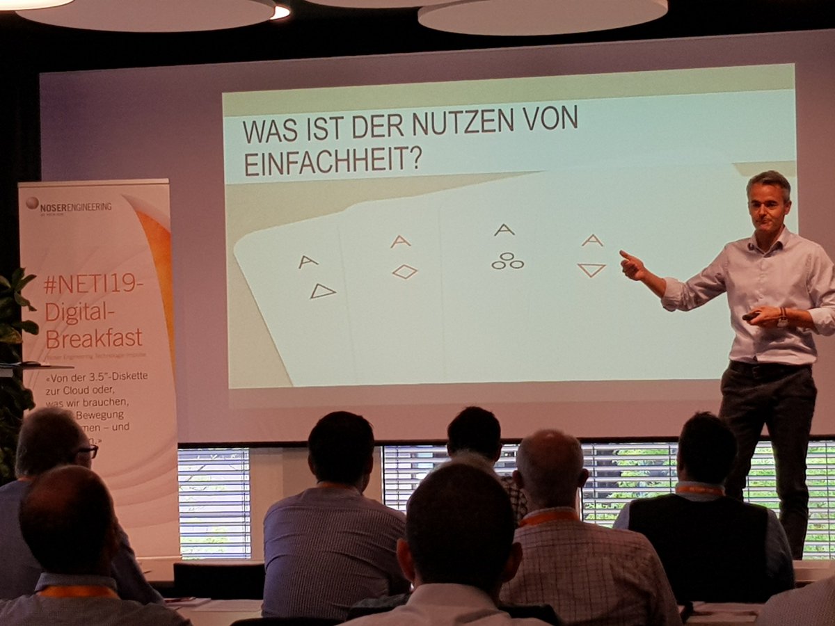 Noser_Eng's tweet image. Was es braucht um hoch zu fliegen. Inspirierender Vortrag von Jiri Scherer.
@Denkmotor #NETI19 #Simplicity #Inspiration