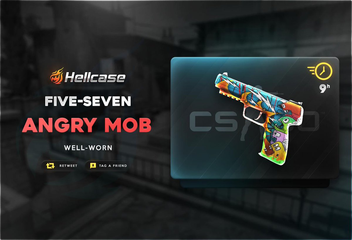 hellcasecom's tweet image. 🔥Fast Giveaway:
🤝Tag The Best Friend &amp;amp; Like
🚀Follow us
⏰Wait for 9 Hours!
🏆The last winner was @duartejsa03

#csgo #counterstrike #counterstrikeglobaloffensive #globaloffensive #csgoskin #counterstrikego #csgoturkiye #csgolounge #counterstrikeglobaloffense #csgogiveaway