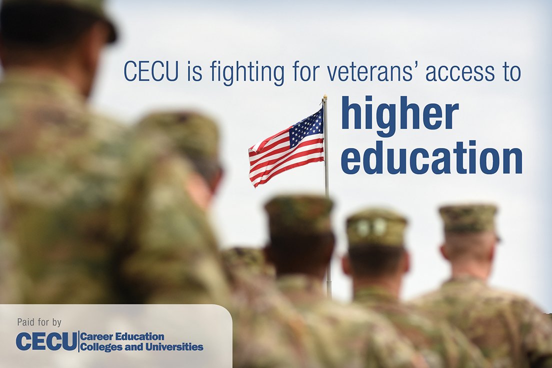 CECUedu's tweet photo. Tomorrow, #veterans will meet with lawmakers in #Congress to oppose proposals that would restrict their access to career education. #VetsFlyIn  https://t.co/h1J5d6B57r https://t.co/6LCuusHMwy
