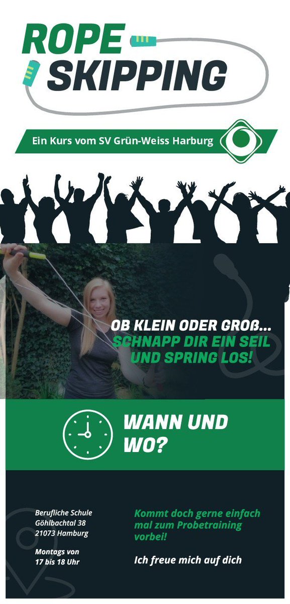 Grun Weiss Harburg Geheimtipp Seilspringen Rope Skipping T Co 7gmr8haltg