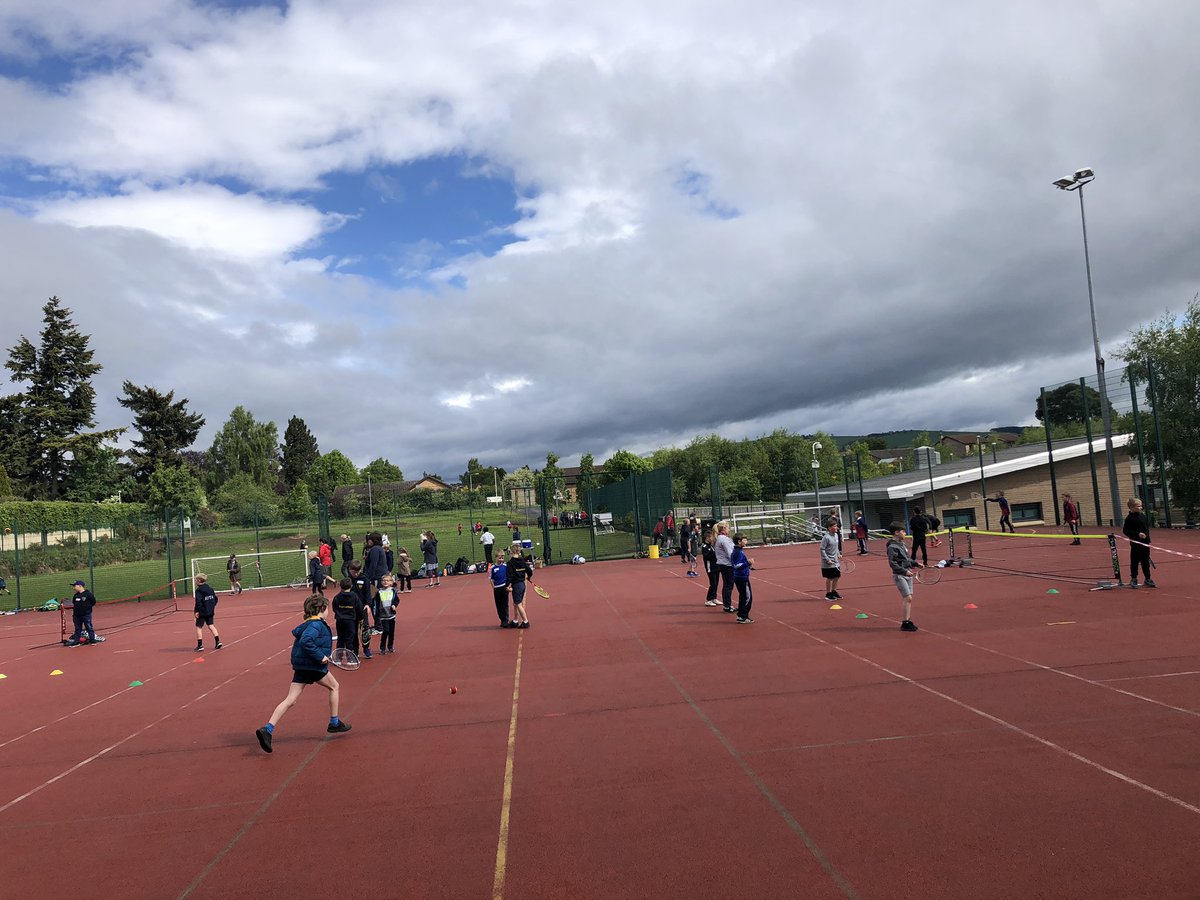 BlairgowrieTC's tweet photo. What a morning! More than 90 children, 22 teams from 9 different schools all playing tennis 🎾 @tennisscotland @the_LTA @ASCblair #GoHitIt https://t.co/BGBuKz7Cpn