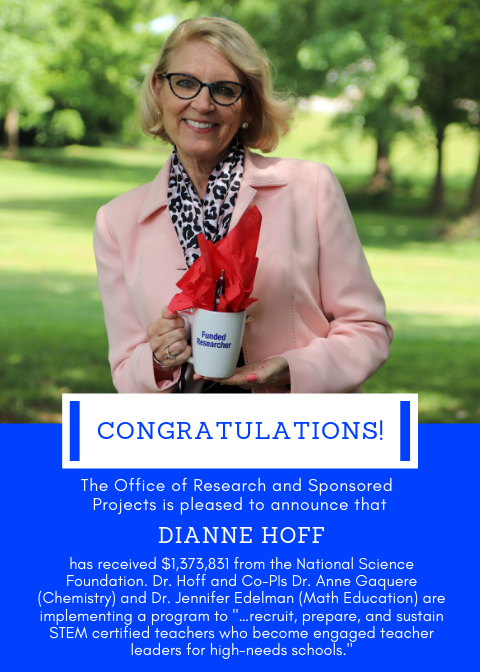 WestGAORSP's tweet photo. CONGRATS to Dr. Hoff, Dr. Gaquere and Dr. Edelman for the over $1.3 MILLION grant from the National Science Foundation!! Read more here: https://t.co/dQ0neMMI2i @UWG_COE #UWGCOSM #UWGResearch https://t.co/ulOQBYYu1c