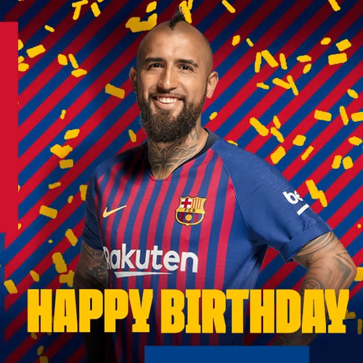  | Happy birthday and congratulations to Arturo Vidal, who turns 32 today.

