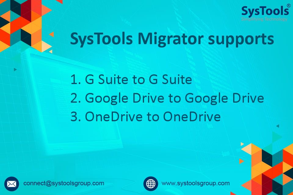 SYSTOOLS's tweet image. #SysTools #GoogleApps #GoogleAppsForWork #Office365 #Office365Migration #Exchange #ExchangeMigration #GSuiteMigration #Migrator #Cloud #Gsuite