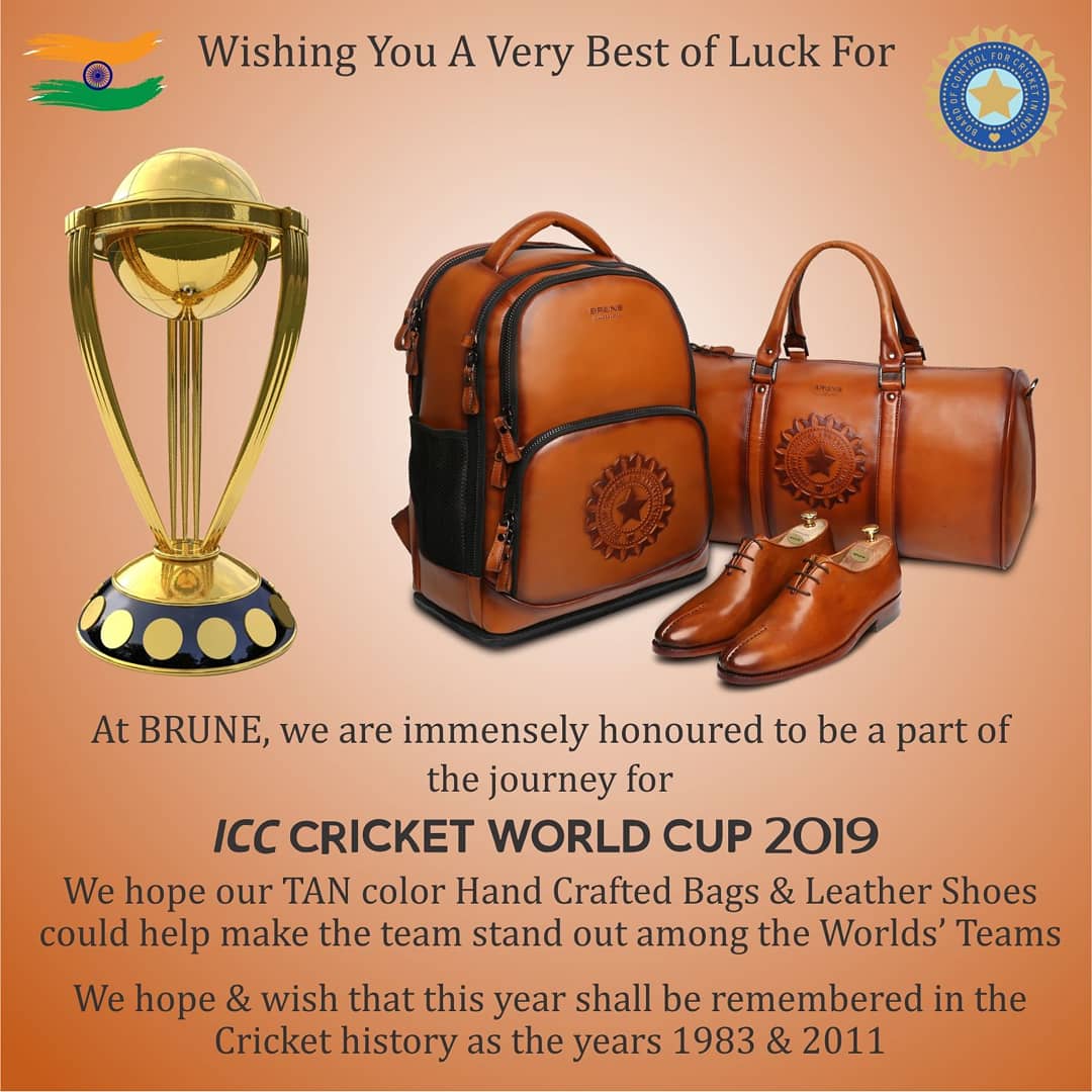 voganow's tweet photo. Wishing the @indiancricketteam a world of luck for the #CWC2019. Let's hope our bags and shoes are lucky for the Indian Team this World Cup!
@imVkohli @BhuviOfficial @msdhoni @ImRo45 @SDhawan25 @yuzi_chahal @MdShami11 @JadhavKedar @klrahul11 @hardikpandya7 @imjadeja https://t.co/01Ttuzjj84