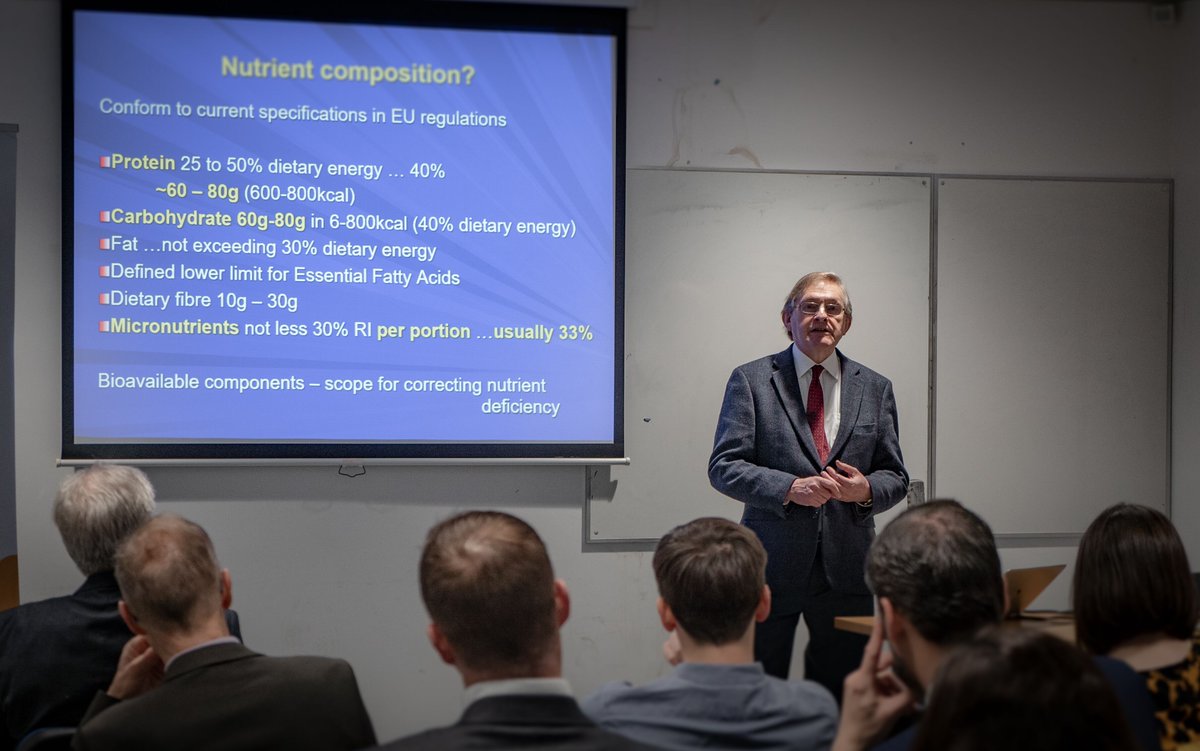 TDMREurope's tweet photo. In his presentation on #totaldietreplacements, Anthony Leeds discusses the current EU regulations surrounding #nutrientcomposition at our 'Healthcare cost reduction and improved quality of life with evidence-based #weightloss in diabetes and osteoarthritis' seminar #TDRs https://t.co/JeWPyn2Zju