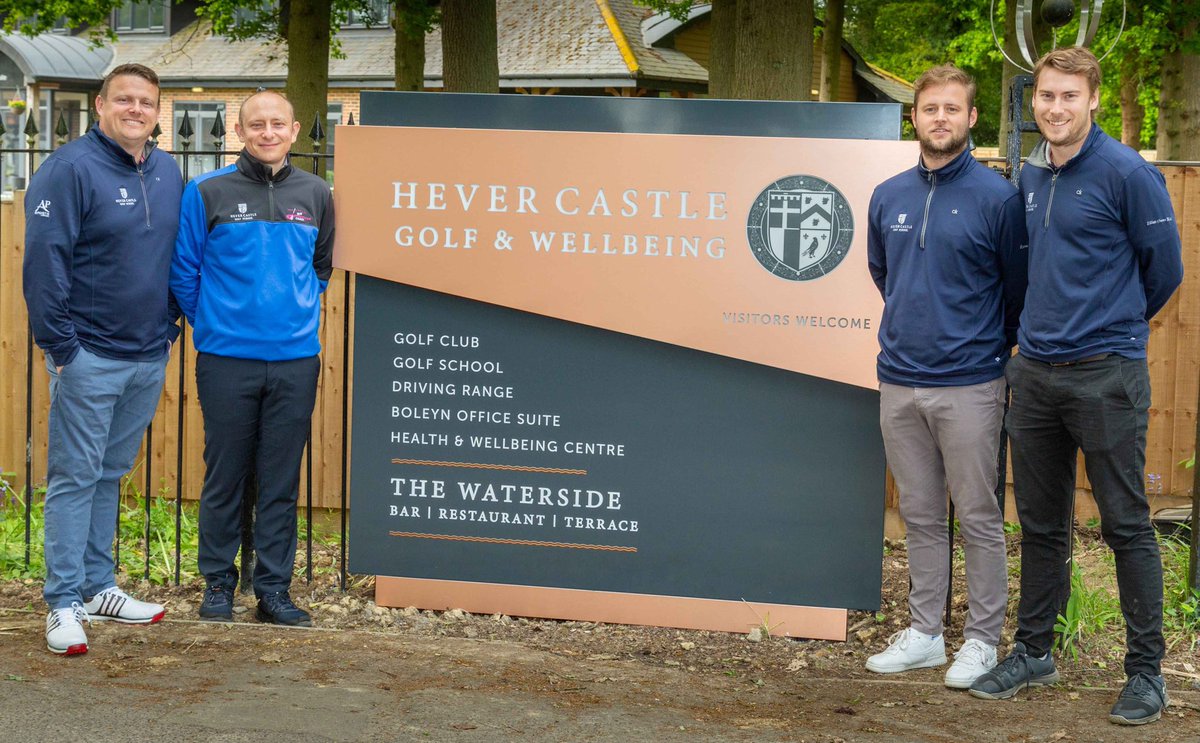 CastleGolfHever's tweet photo. Our team of PGA Professionals offer coaching at @HeverCastleGolf 7 days a week. Why not combine your lesson with a visit to @hevercastle , the Wellbeing Centre or the soon to open Waterside Terrace. @ppgolfnut @RyanSalliss @sampitcairngolf @Els_Golf https://t.co/Tn5epLvysb