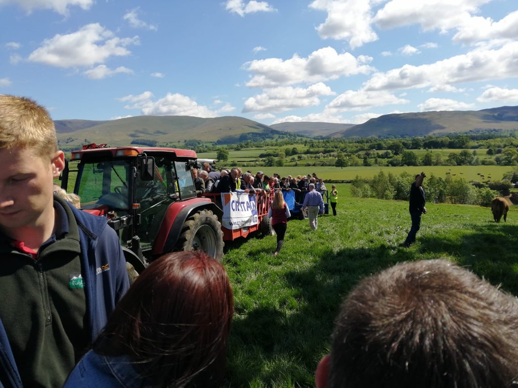 We’ve been blessed with wonderful weather for today’s Farm Tours at Kit Crag Farm and Netherhall Farm. 

#BeefExpo2019 #BritishBeef