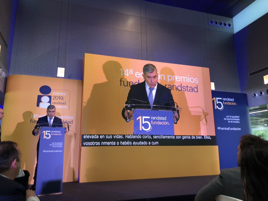 #PremiosFundacion en Madrid con la <a href="/fundacionjrg/">Fundación JR Guillén</a> y <a href="/Randstad_es/">Randstad España</a> unos magníficos reconocimientos de RSC a las empresas e instituciones con proyectos de inclusión laboral a personas con distintas capacidades