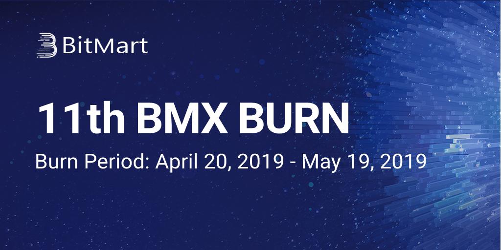 BitMartExchange's tweet photo. 🎉 #BitMart will start the 11th monthly $BMX burn! The burning period is from April 20th, 2019 to May 19th, 2019. You will be able to check the burn records via the #blockchain browser once complete.

➡️ Details: https://t.co/QUYWqiUaJD https://t.co/JMH1l6JKKm