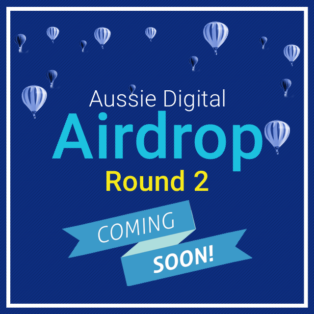 aussie_digital's tweet photo. Get Ready To Earn More with Aussie Digital Airdrop Round 2.

We are rolling back our #Tradezy and #ICO launch for a time being. Instead of that, we are launching our #Airdrop Round - 2 known as “Aussie Digital Super Drop” through which you can earn more #AUDcoins. https://t.co/kZvzbaKE7q