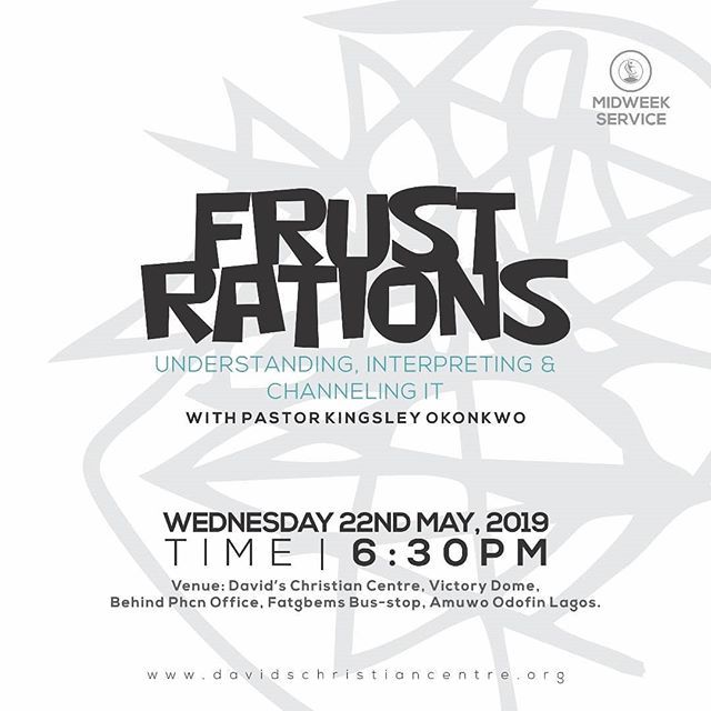dcclagos's tweet photo. Join us TODAY, as we learn how to use our frustrations to our advantage with Pastor Kingsley @kingsleypst in our Midweek Service

By 6:30PM

At David's Christian Centre @dcclagos, Victory Dome, behind PHCN Office, Fatgbems Busstop, Mile 2, Lagos.

#midwe… https://t.co/MYvMLZQK0w https://t.co/FAivZfronj