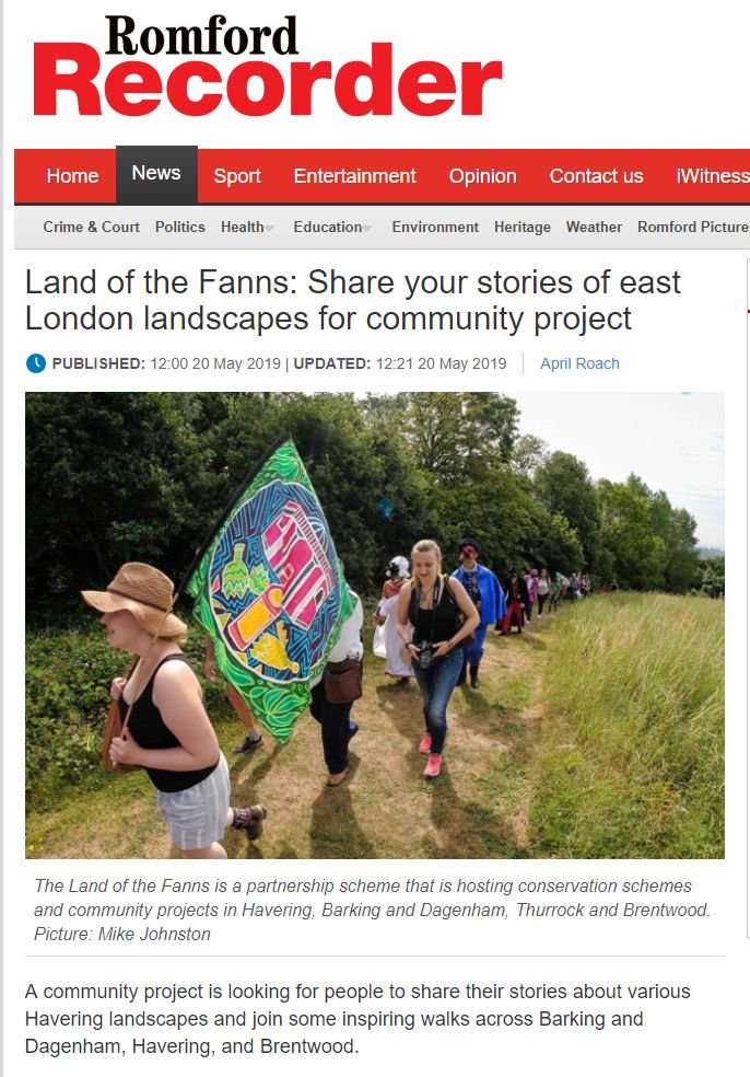 kinetikapeople's tweet photo. We're #inthenews  and looking for your stories of the @landofthefanns landscape!  Read the article online here:  https://t.co/xgueTxeiWn

Want to walk with us?  All the free walks are here: https://t.co/CJR29bSm0E
#walking #walkingfestival #havering #rainham #nwm2019 #WalkThisMay https://t.co/hgeX0jhgL0