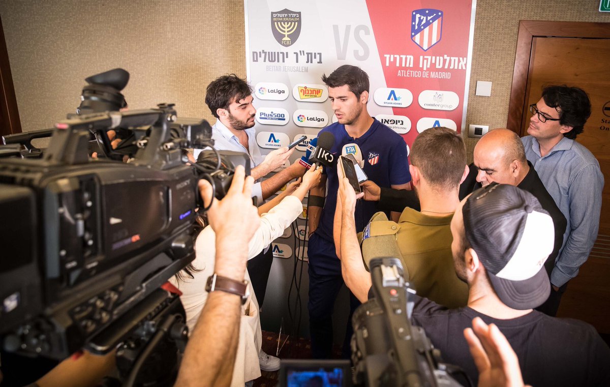 comtecgroup_'s tweet photo. Imagination is the first spark of inspiration! @atletienglish @fcbeitar 
May 2019! 🇮🇱⚽️ #comtecsport #atleti https://t.co/CQN0vejDhX