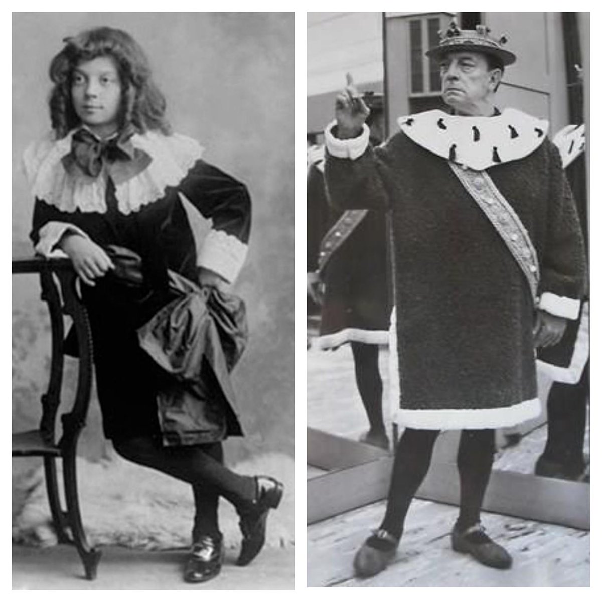 From Little Lord Fauntleroy to King Sextimus the Silent. 
#BusterKeaton
#OnceUponAMattress
#stage #vaudeville #actor #legend
#BusterLove🍀