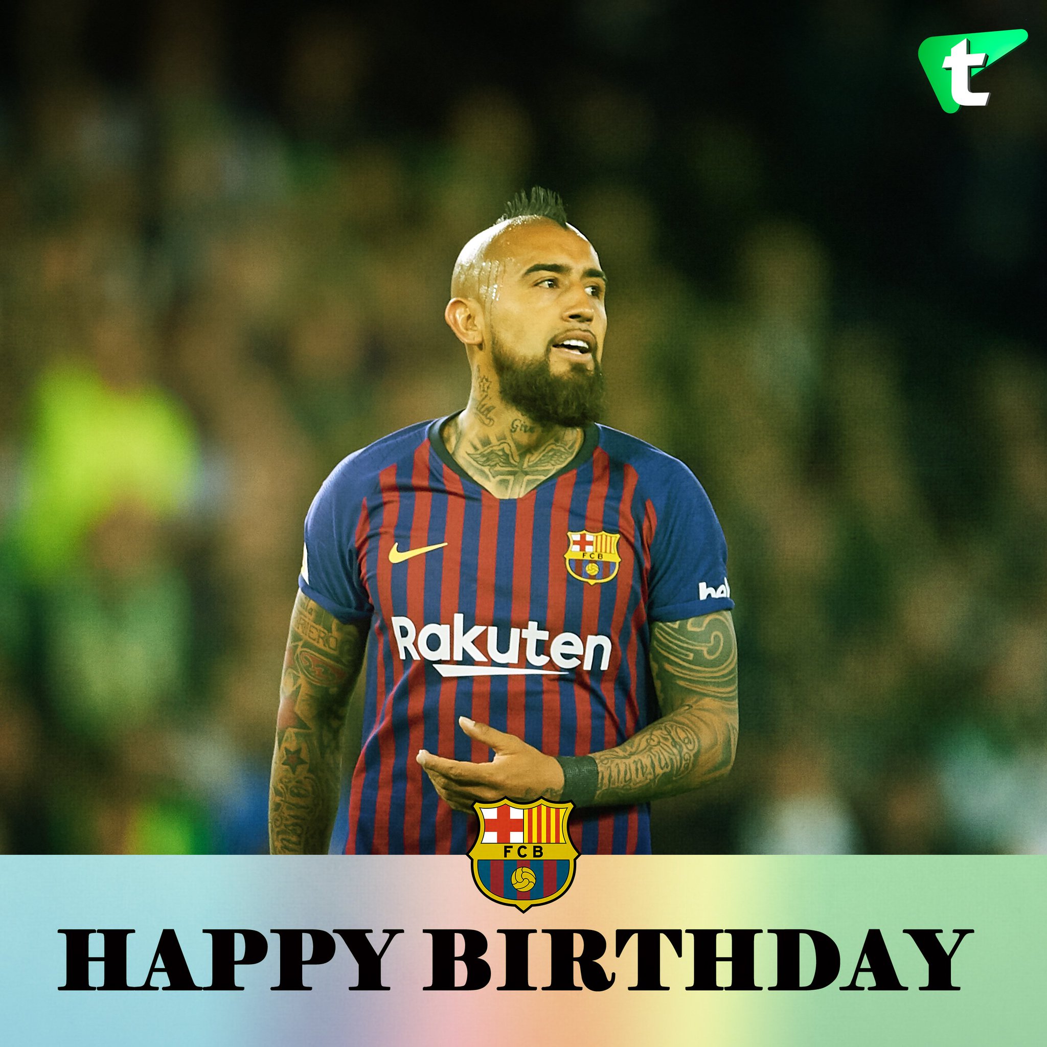 Happy 32nd birthday to Arturo Vidal      -    