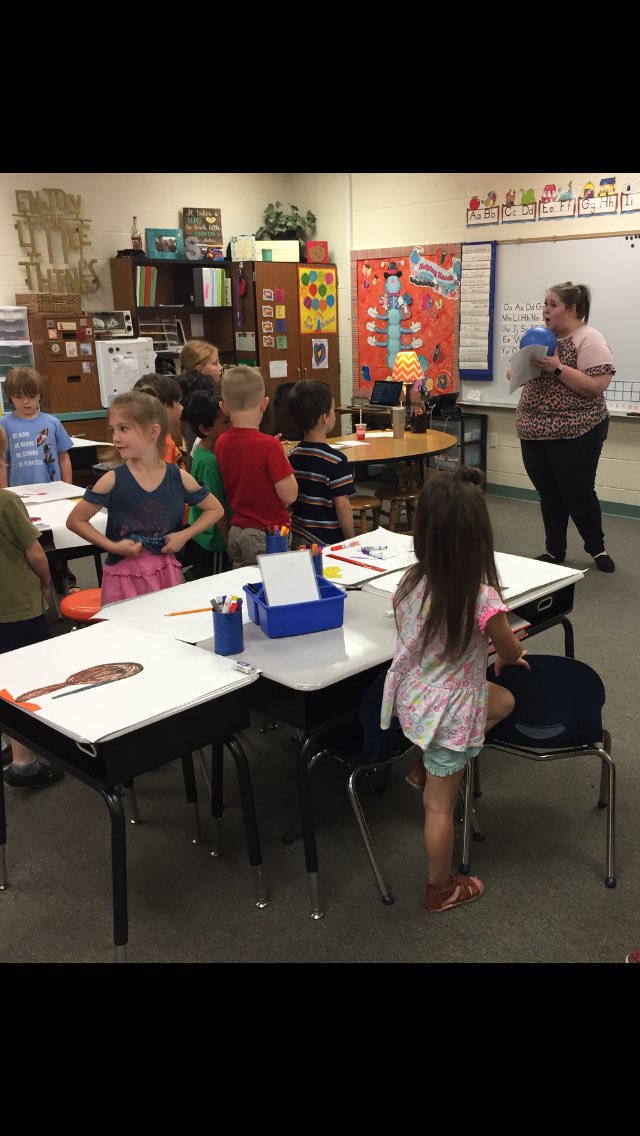 CEKinders's tweet photo. Q-Ball morning meeting with Mrs. Pigman was awesome!  Kiddos really enjoyed it! #pigmanrocks @CentralCabotpK4 https://t.co/3NCXBDCFgY