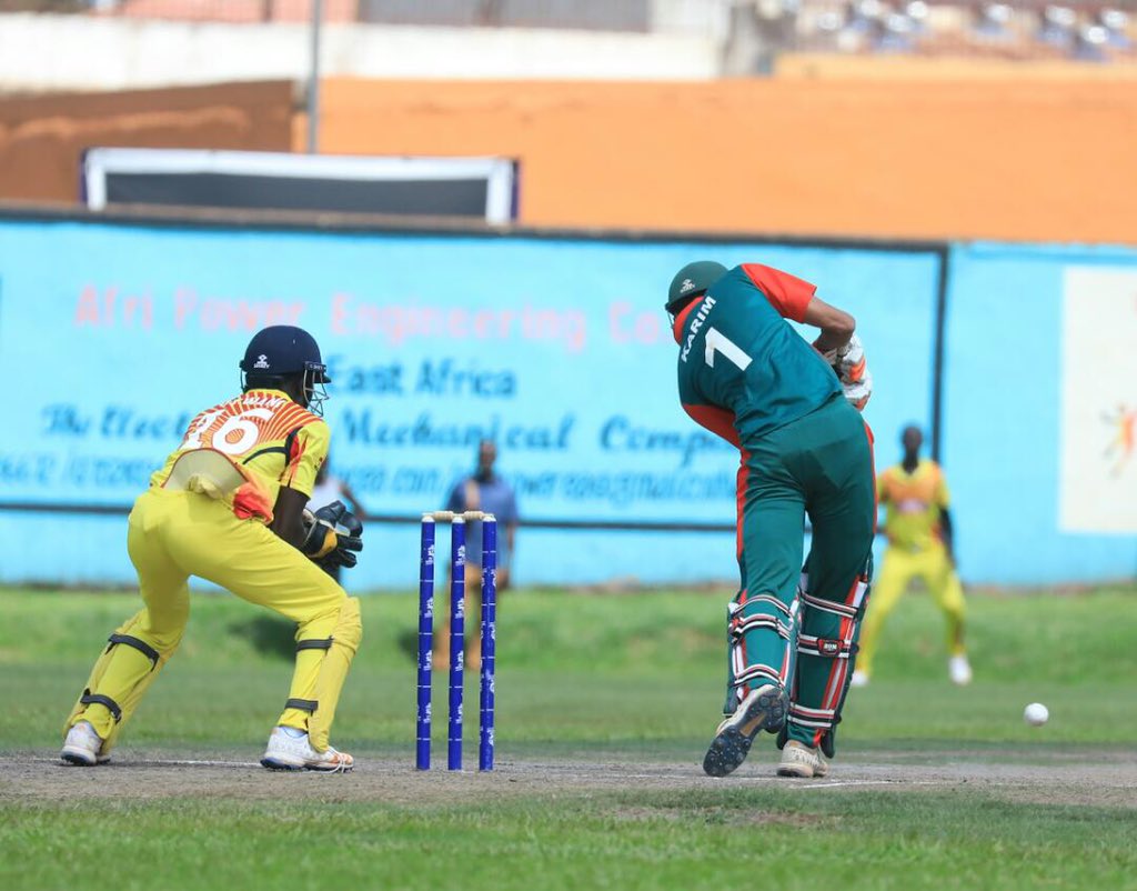 icc_africa's tweet photo. ๐ฐ๐ช post a competitive total of 145/6 in their 20 overs. ๐บ๐ฌ will need a big batting performance if they are to stay alive in the #ICCT20WCQA #KENvUG #ICCAfrica https://t.co/xNTv1WLQGv