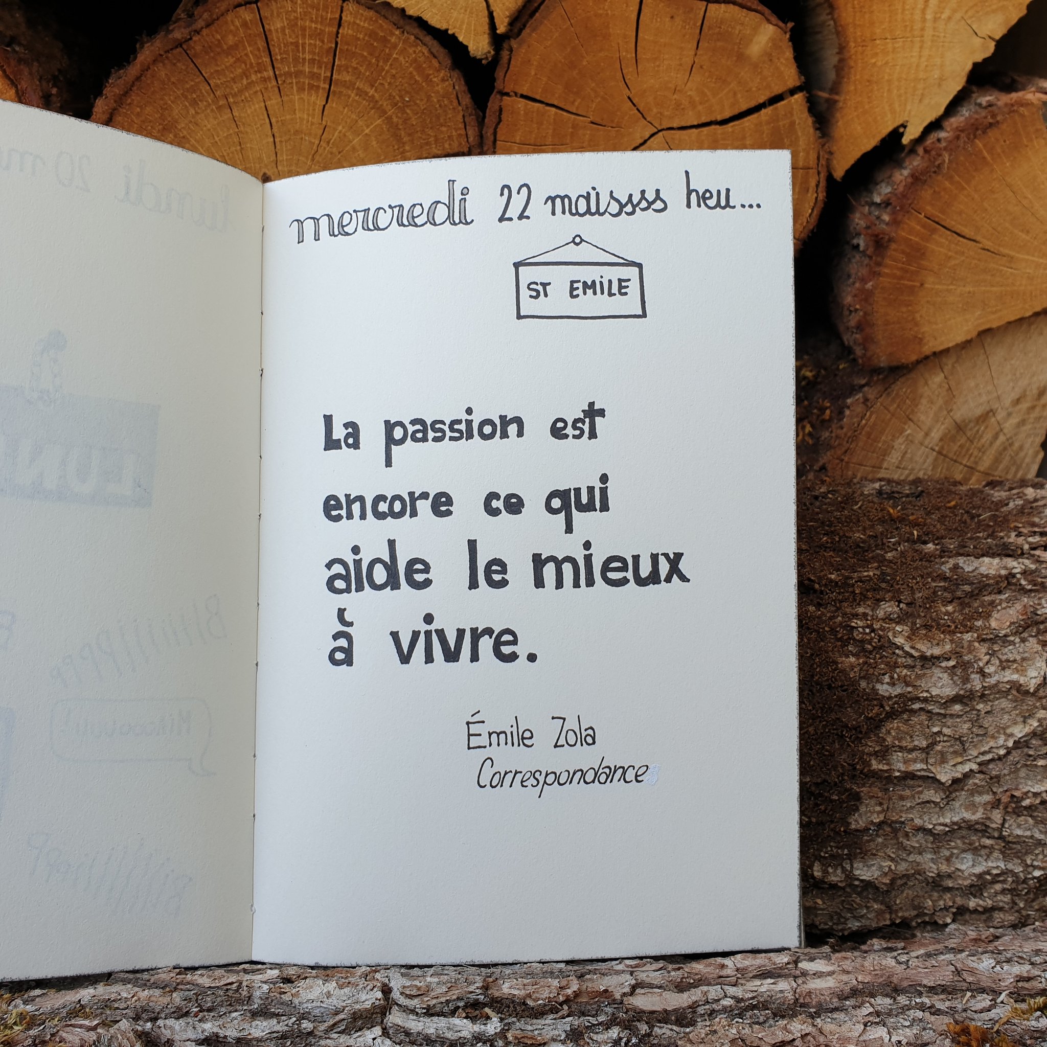 Aurelie Touchard Tiens J Ai Oublie De Poster Ca Ce Matin Effetmercredi Wednesdayeffect Wednesdaymotivation Wednesday Wednesdaythought Saintemile Zola Correspondance Quote Citation Citations Passion Vie T Co