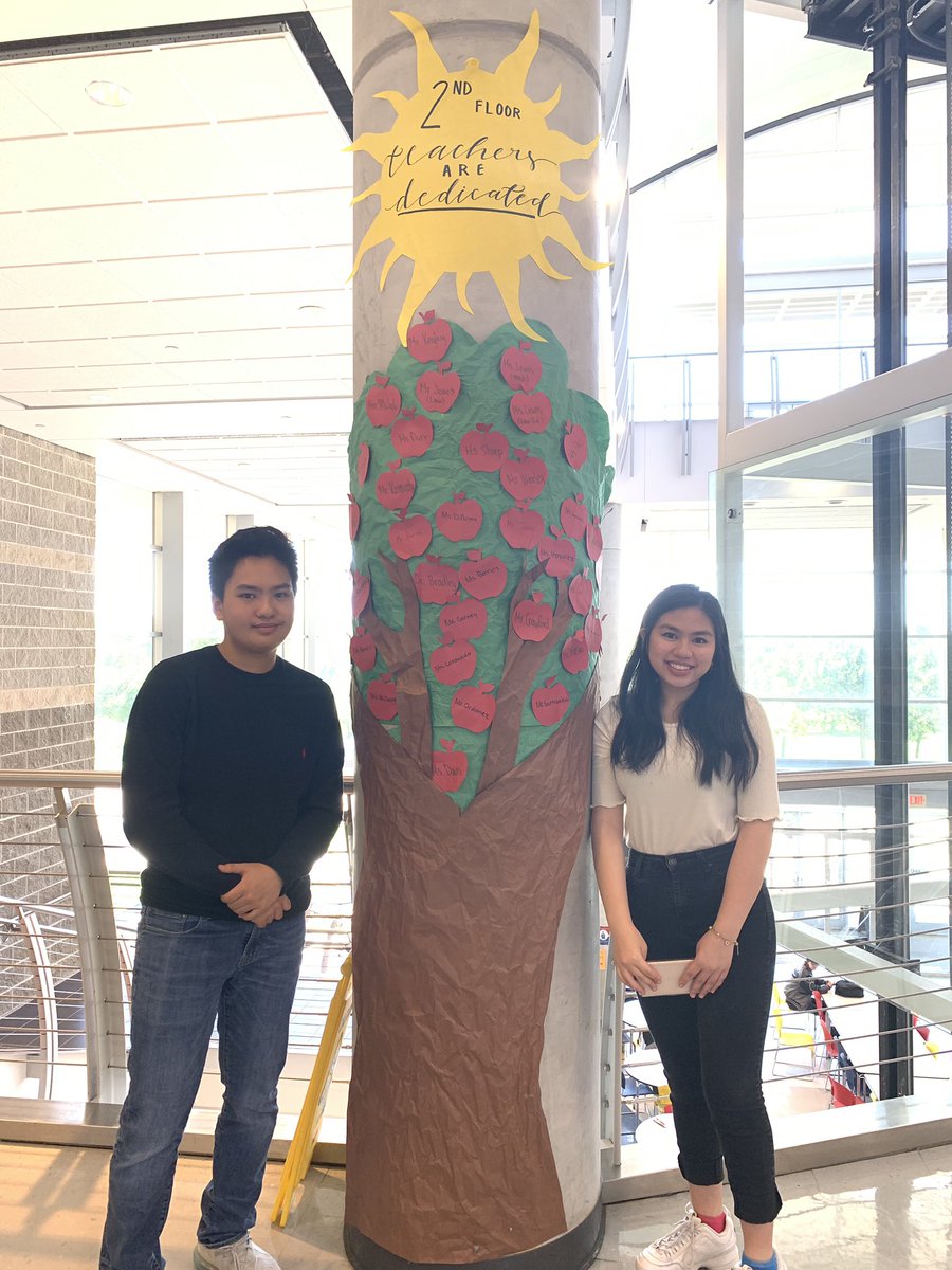 Hey Singley! Check out our teachers appreciation week trees
