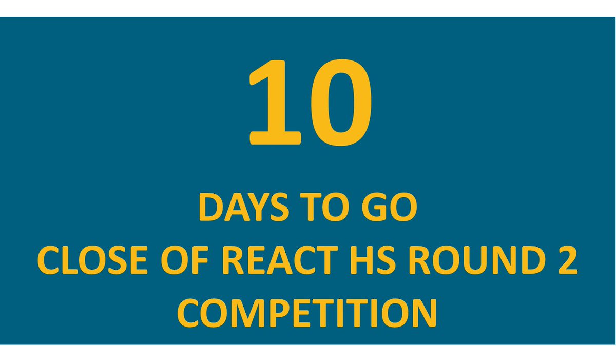 AECFAfrica's tweet photo. #Funding #Opportunity @AECFAfrica #REACTHS Round Two Competition Countdown. Apply Today: https://t.co/aru3kT3zVr #Somalia #Somaliland #Ghana #Senegal #Nigeria #Ethiopia https://t.co/AaB1e9iPVg