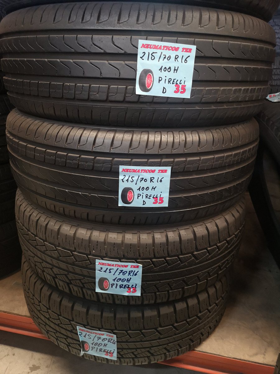TerNeumaticos's tweet photo. neumáticos ocasión 215/70R16 para 4x4 80% vida   #Wallapop
https://t.co/r7l54NNND1 https://t.co/BknkoOvlIn