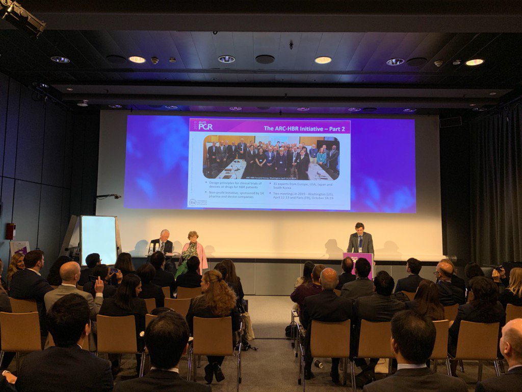 Dr Marie-Claude Morice, Dr Davide Capodanno, Dr Marco Valgimigli, Dr Roxana Merhan, Dr Philip Urban are explaining how to better identify high bleeding risk patients #EuroPCR #HBR #HBRARC #Cardiotwitter #Cardiology #cardionews