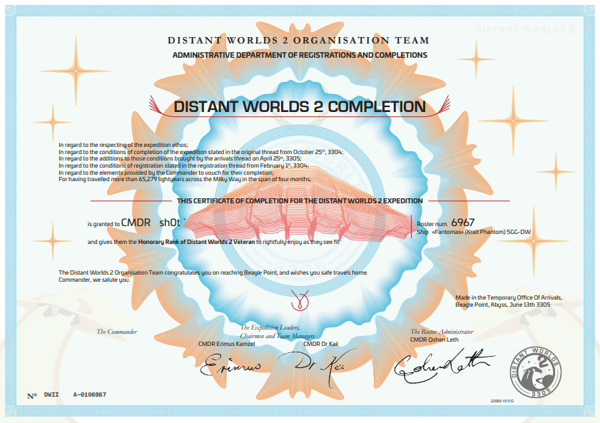 SanctisFr's tweet photo. Félicitations aux Commandants @SanctisFr @sh0t59, Habarth et @rtcnmp pour leur périple #EliteDangerous #DistantWorlds2 jusqu'à #BeaglePoint. Vous pouvez suivre leur retour #BackFromTheDepth avec le @DeepSNetwork sur les lives #Twitch de @sh0t59 https://t.co/2K2Otdsv9B https://t.co/s3dTgxZH2N