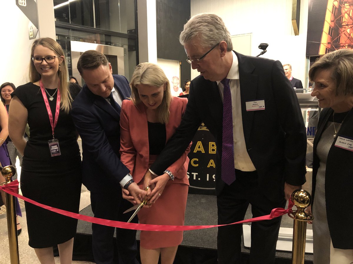 StudentOneAccom's tweet photo. Student One's third residence in Brisbane & the Elizabeth Arcade redevelopment is officially open!
Thank you @katejonesqld @Schrinner for helping us launch #StudentOne #ElizabethStreet https://t.co/EzTkdo8YRm