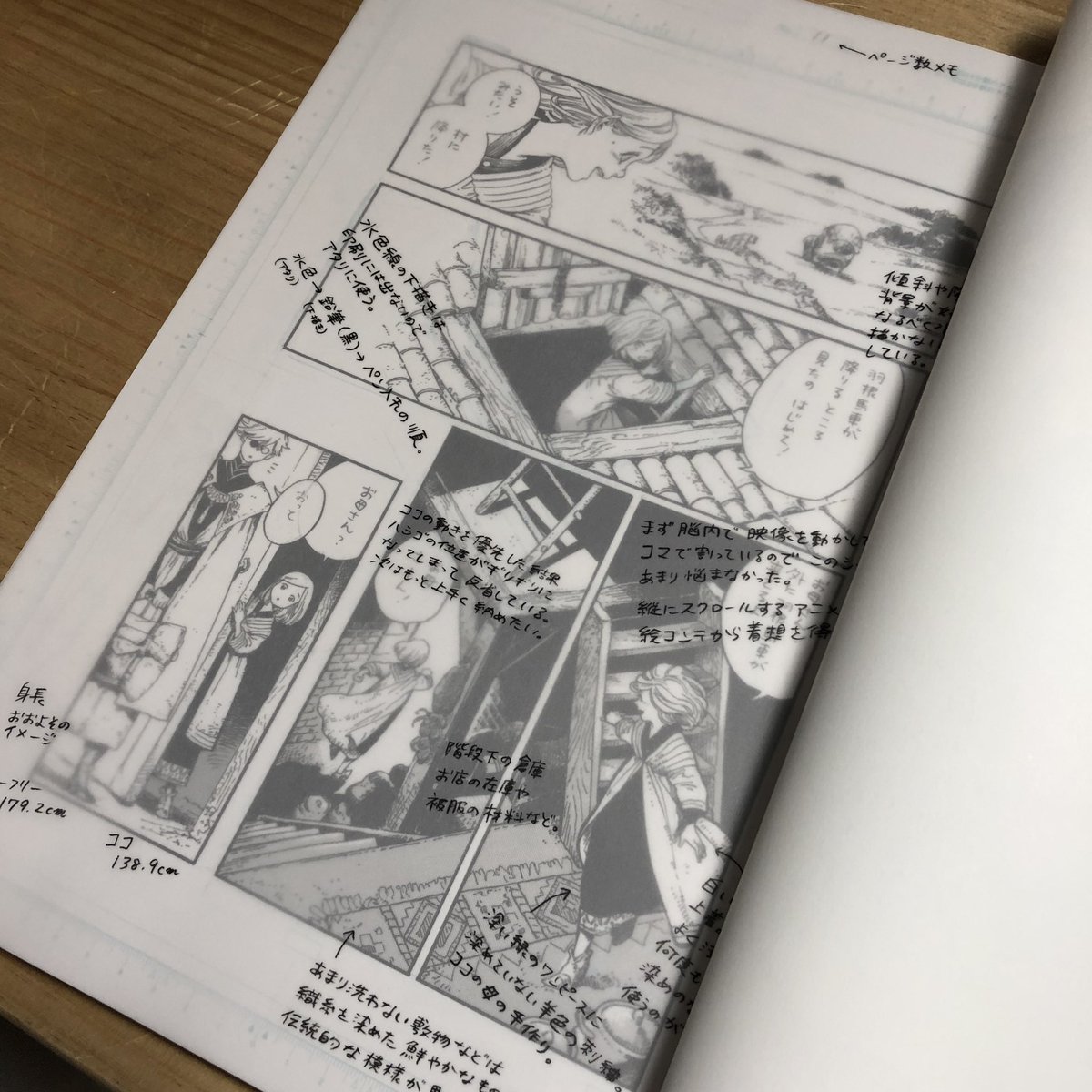 とんがり帽子のアトリエ複製原画集きた！！ 中身も装丁も素晴らしくて