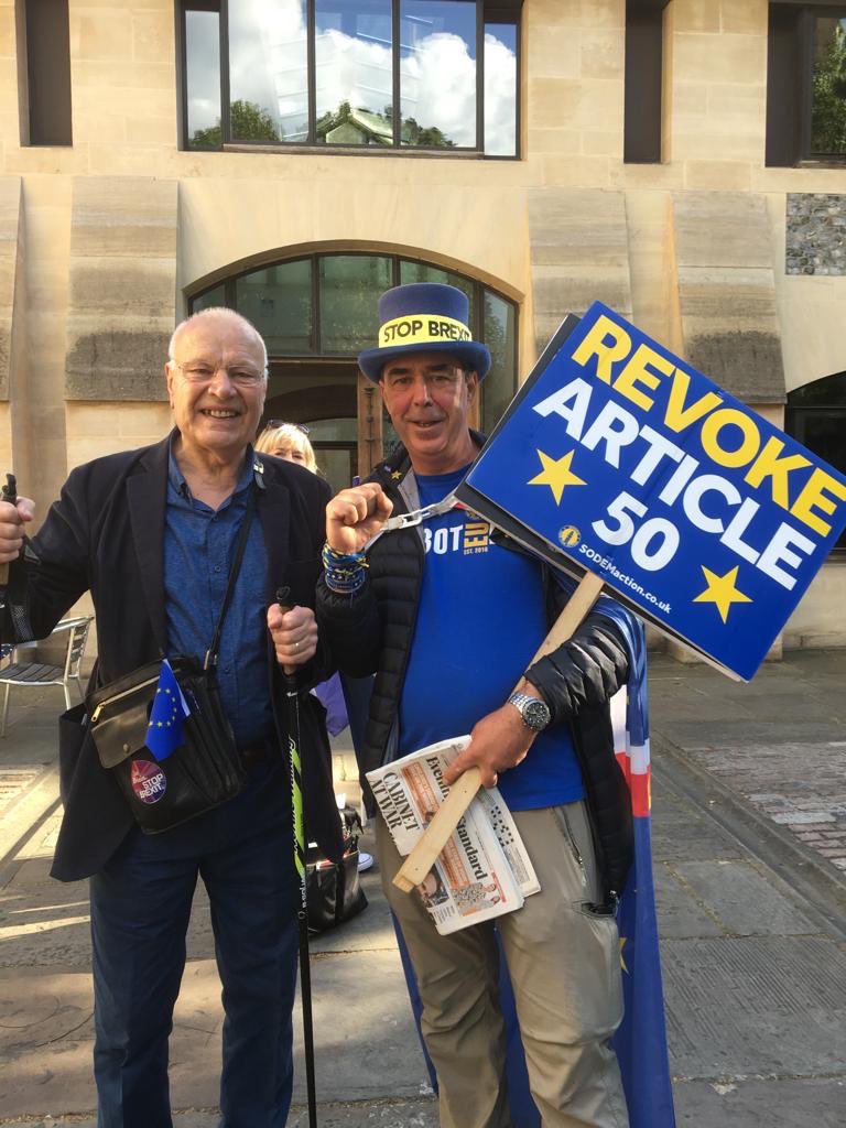 theukeuparty's tweet photo. @DrRichJStevens campaigning last night with Mr Stop Brexit #FBPE #EUElections2019 https://t.co/WpGg5lY1lV