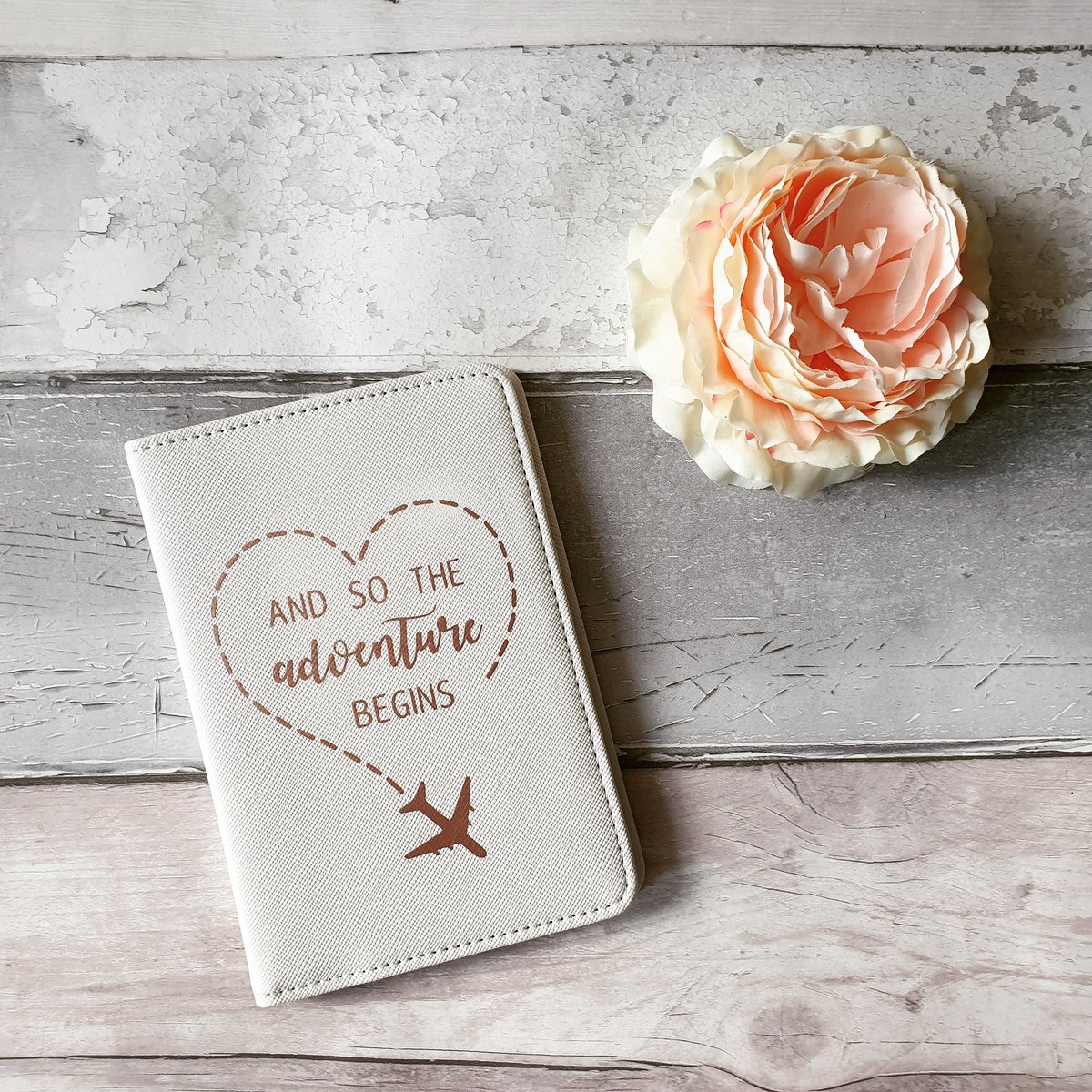 ✈ And so the adventure begins ✈ Perfect accessory for your honeymoon 💓 #HoneyMoon #passport #Travel #EtsyChaChing