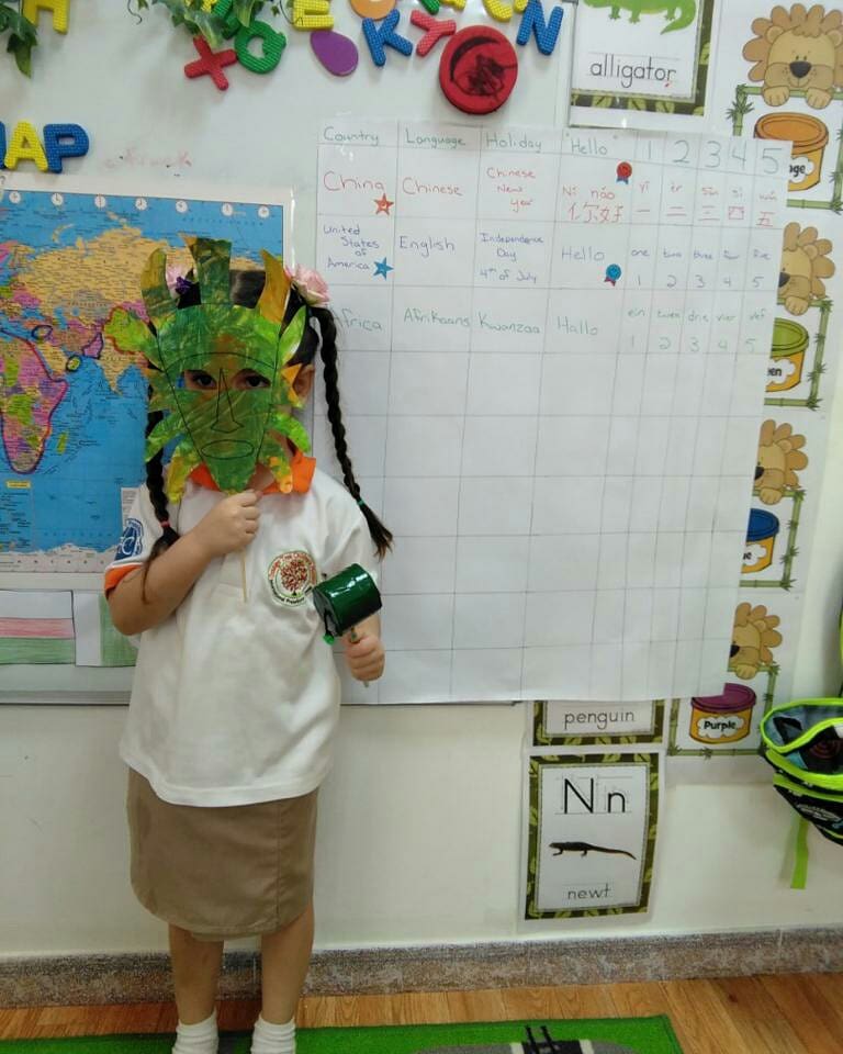 OrangeTreeOman's tweet photo. Learning “ All Around The World “ was a great experience for our students. 
Every day we visited a different continent and a different country. 
We learned about different cultures and traditions with some words of each country’s language.

#muscatmoms #muscatkids https://t.co/hZBn72srNN