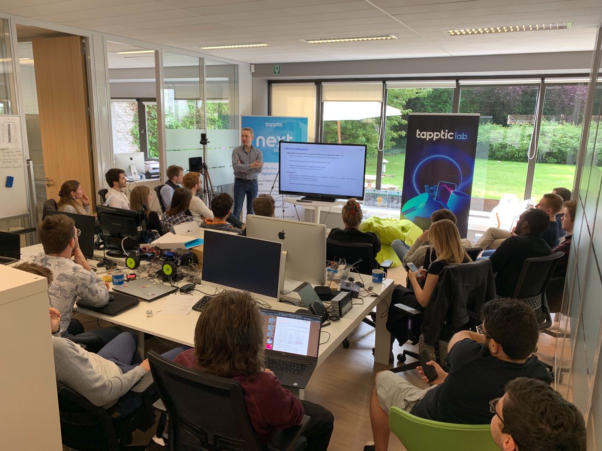 Formation RGPD pour l'ensemble des équipes Tapptic ce matin !