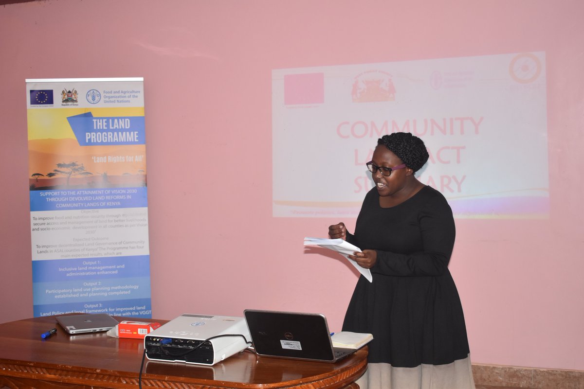 Jumamenzas's tweet photo. After submitting #CommunityLandInventory to @Lands_Kenya, @EUinKenya funded @FAOKenya #LandGovernanceProgramme is training @WPCGovernment Land officers and community conservation managers on the CLA Regulations & planning for sensitizations. Asante @RECONCILE1999 for partnership https://t.co/c9LWl5G5XJ