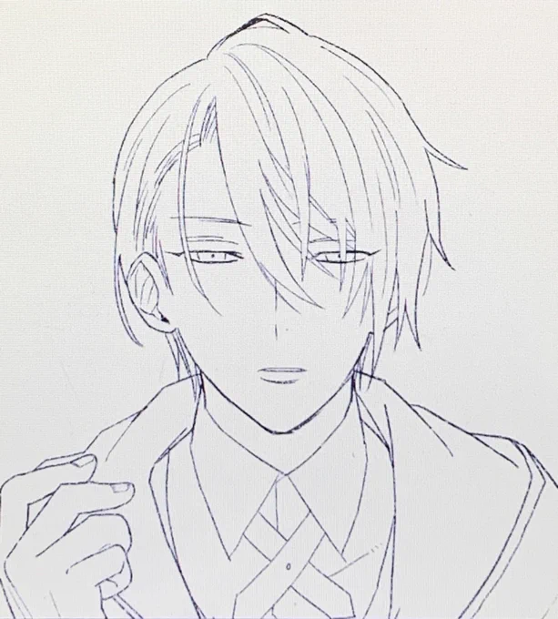 過去一覇気の無いちょぎが描けてわろてる 