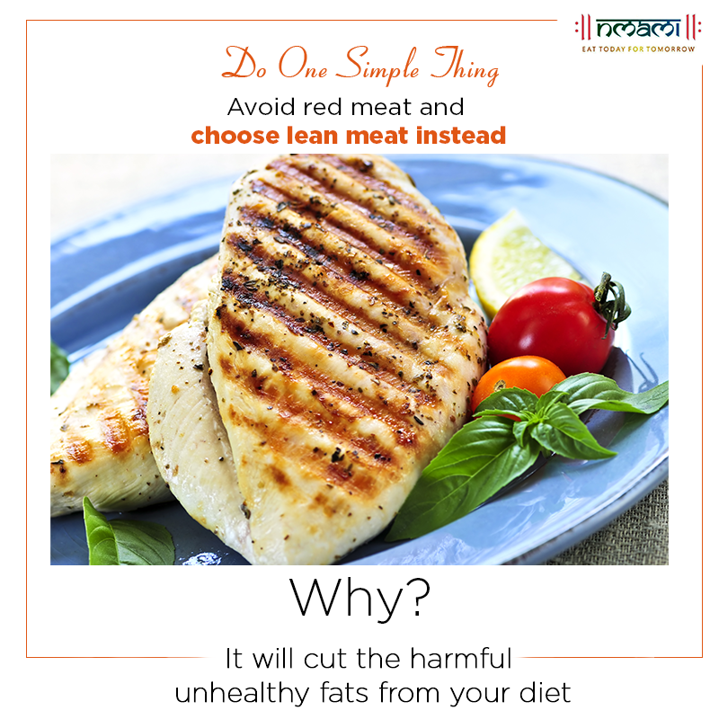 nmamilife's tweet image. Lean meat=lean body and mind. #DoOneSimpleThing #LeanMeat #EatTodayForTomorrow #NmamiLife @NmamiAgarwal