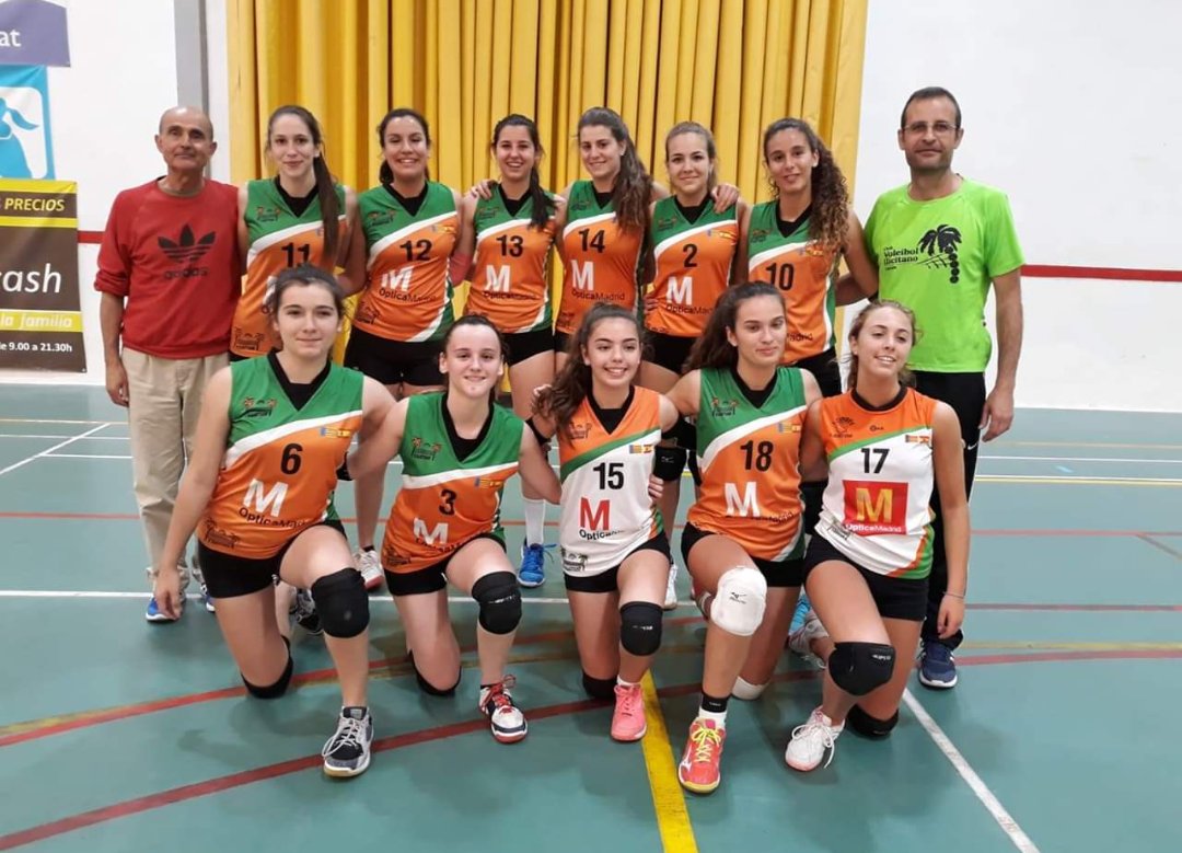 cvilicitano's tweet photo. El equipo cadete Optica Madrid Ilicitano Carrus se proclamó campeon de la Copa Preferente en la fase final celebrada en Xativa.Broche de oro de esta temporada.Enhorabuena Campeonas https://t.co/kjkGl8iqLC