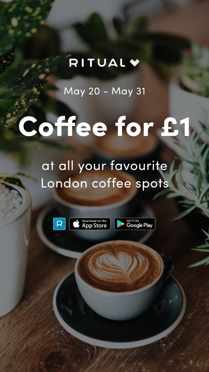 We are proud to announce that we’ve started using the <a href="/ritual_co/">Ritual</a> which will offer 10% discount and the app offers £10 to use in store.... #pitfield #london #cafe #coffee #coffeespot