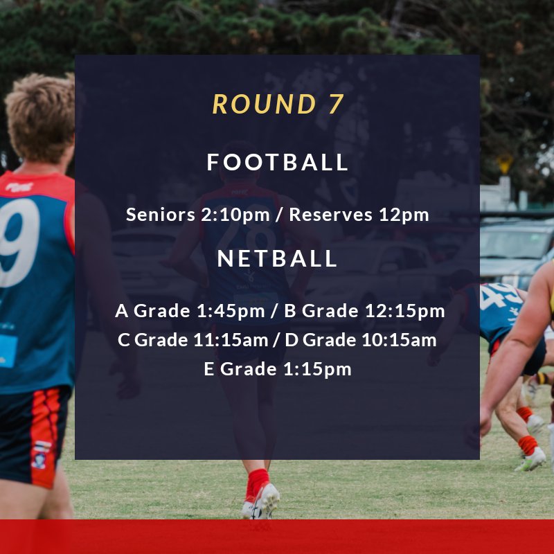 Portarlington Demons FNC (@portdemonsfnc) on Twitter photo After a week off for Interleague, it's now back to business for our senior teams this Saturday.
Time to gather a big red and blue crowd to cheer our men and women on!
ππ v <a href="/OceanGroveFNC/">Ocean Grove FNC</a>
π
Round 7
ποΈ Portarlington Recreation Reserve
π <a href="/AFLBarwon/">AFL Barwon</a> BFNL After a week off for Interleague, it's now back to business for our senior teams this Saturday.
Time to gather a big red and blue crowd to cheer our men and women on!
ππ v <a href="/OceanGroveFNC/">Ocean Grove FNC</a>
π
Round 7
ποΈ Portarlington Recreation Reserve
π <a href="/AFLBarwon/">AFL Barwon</a> BFNL
