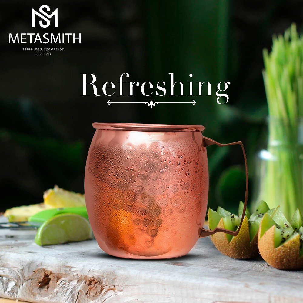 MetasmithIndia's tweet photo. Just what you wanted to see during the summer season's heat! Checkout out brass and copper utensils and products collection on our website. Link in bio!! 
...
#Metasmith #TimelessTradition 
#kitchenware #kitchendecor #decor #design #interiordesign #summers #summer #summerweather https://t.co/f95hwkuKNx
