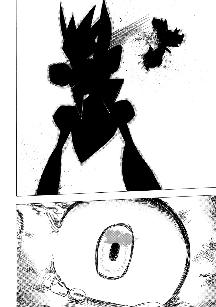 mako_makotoo's tweet image. ポケモンだけの世界で
守る強さを手にするために闘う話　5/10